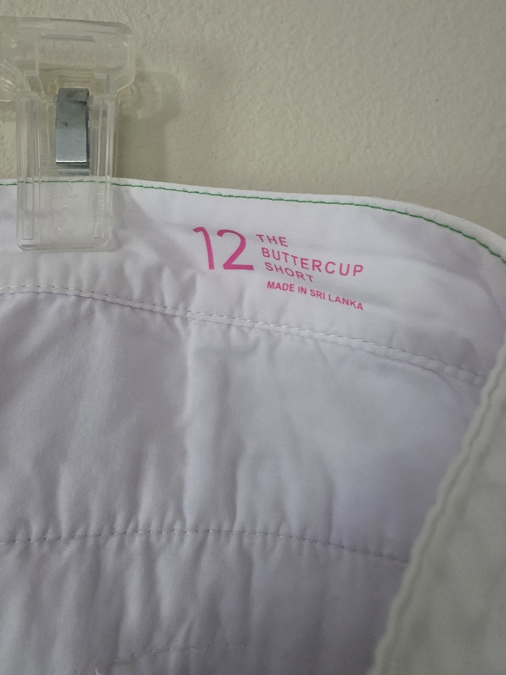 Lilly Pulitzer White Scallop Hem High-Waist Shorts - Picture 3 of 5